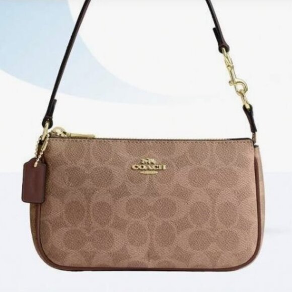 New $304 Coach Nolita 19 Blocked Signature Canvas Purse Shoulder Bag - Picture 2 of 4